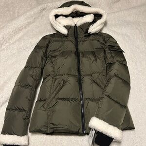 S13 Women’s Olive Green Sherpa Jacket NWT